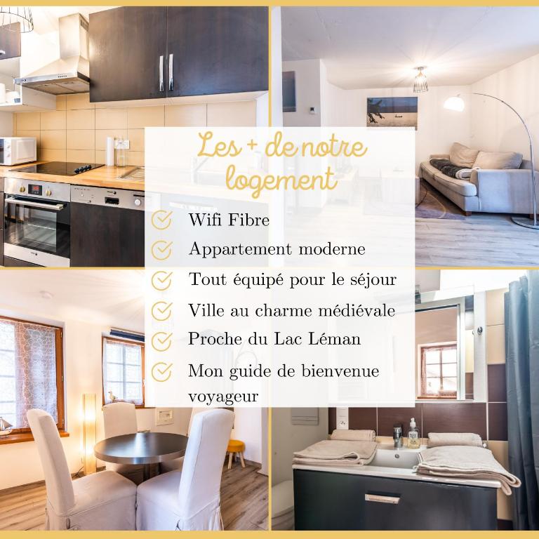 Maison en Duplex I Yvoire I Lac Léman I Médiévale - Appartement 1 Chambre - 4