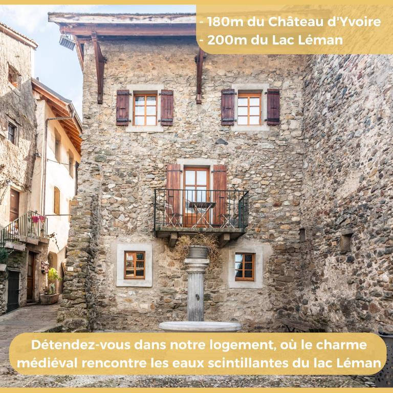 Maison en Duplex I Yvoire I Lac Léman I Médiévale - Appartement 1 Chambre - 1