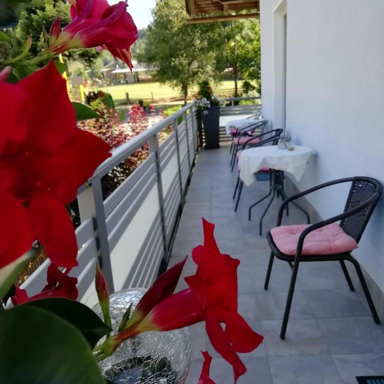 Pension Strauss - Doppelzimmer mit Gartenblick - 6