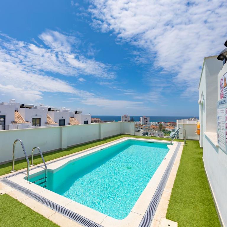 Vistas, piscina, terraza & fibra - Apartamento de 1 dormitorio - 33