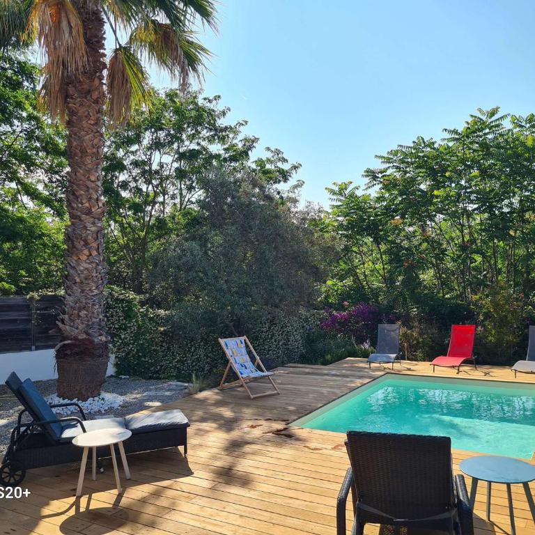 Maison climatisée avec piscine privée, 5 pièces, 7 couchages à 15 min des plages de Vallauris - FR-1-252-103 - Chalet (7 adultos) - 19