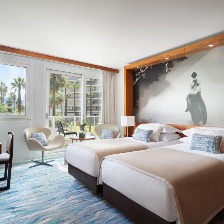 JW Marriott Cannes - Chambre Lits Jumeaux Deluxe avec vue sur le jardin - 3