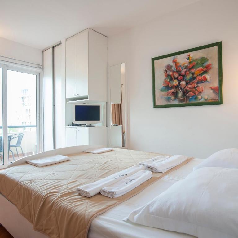 Apartments and Rooms Teona - Studio sa Balkonom i Pogledom na More - 3