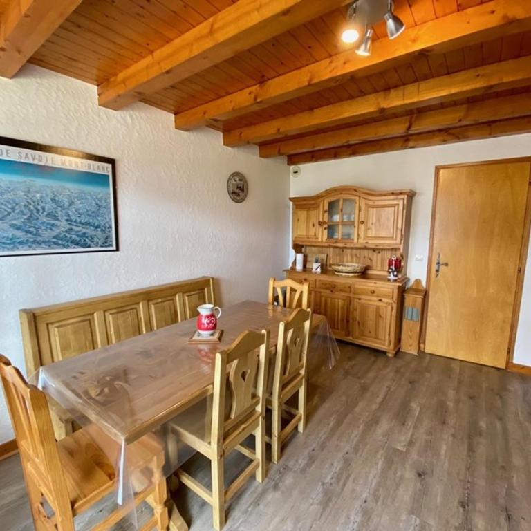 Appartement 4 pers, proche station, balcon ouest, parking couvert - Crest-Voland - Apartment mit 1 Schlafzimmer - 4