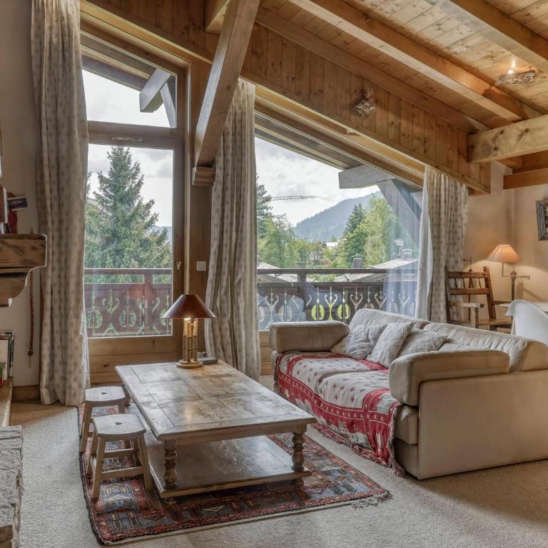 Charmant appartement 2 chambres à Megève avec Wifi et parking - FR-1-453-292 - Appartement - 1