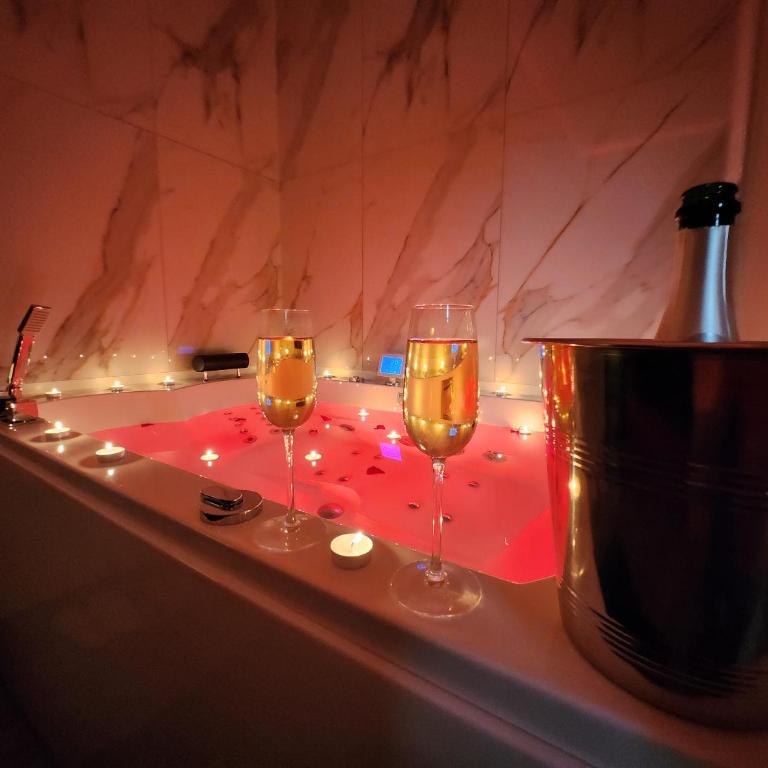 Suite romantique spa/sauna en Avignon - One-Bedroom Apartment - 13