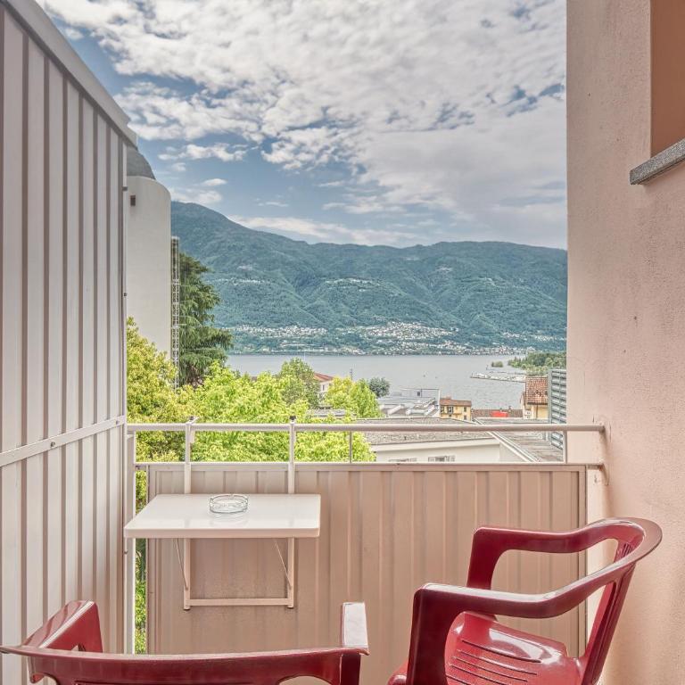@ Home Hotel Locarno - Camera Matrimoniale con Vista Lago - 10