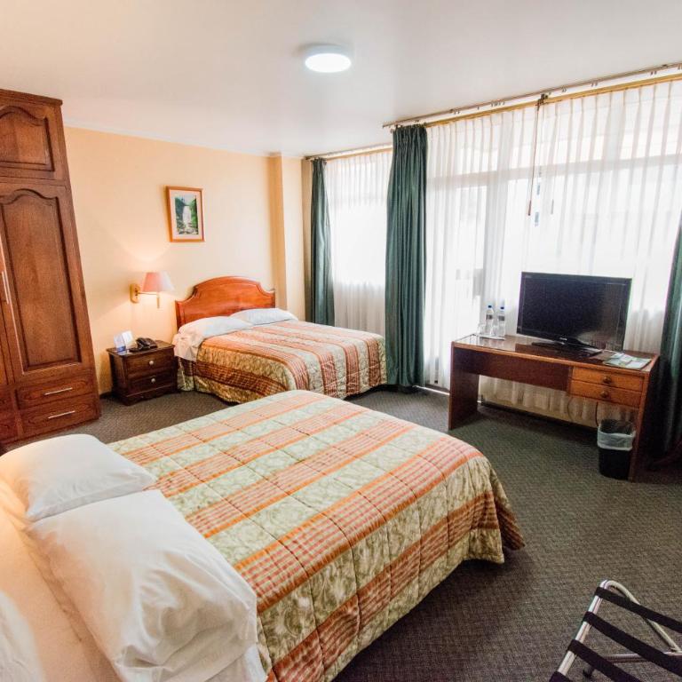 Grand Hotel Loja - Habitación Doble Superior con 2 camas grandes - 18