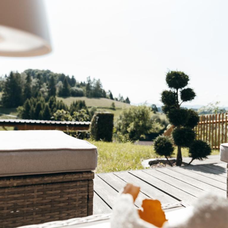 Ferienwohnung Alpenblick I Kamin I private Sauna - Apartment mit Blick auf die Berge - 14
