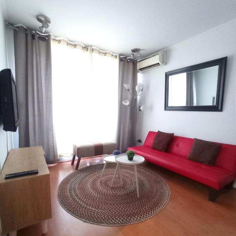 M-Montt Providencia Apartamentos Amoblados - Apartamento de 2 dormitorios con 3 camas - 7