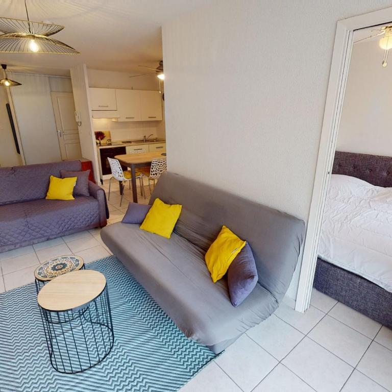 Charmant 2P à Menton, centre, climatisé, terrasse et parking - FR-1-196-336 - Appartement - 2
