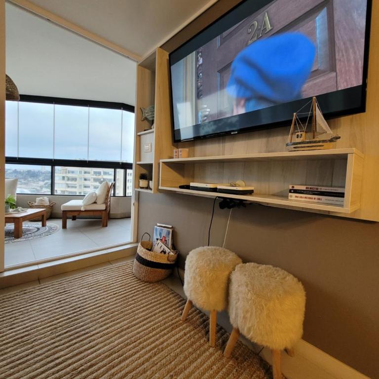 Espectacular Dpto en costa de montemar - Two-Bedroom Apartment - 5