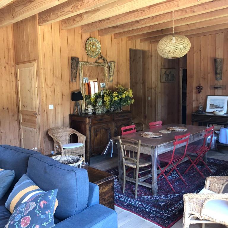 Maison bois 10 pers CapFerret Plage des Américains - Villa - 10
