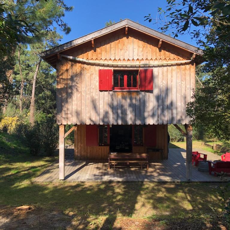 Maison bois 10 pers CapFerret Plage des Américains - Villa - 39