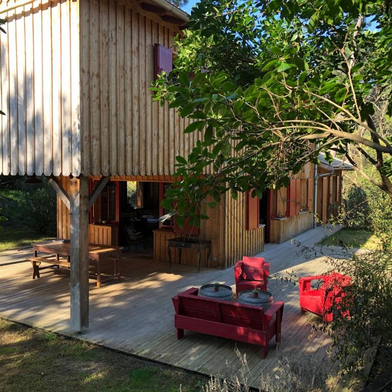 Maison bois 10 pers CapFerret Plage des Américains - Villa - 14