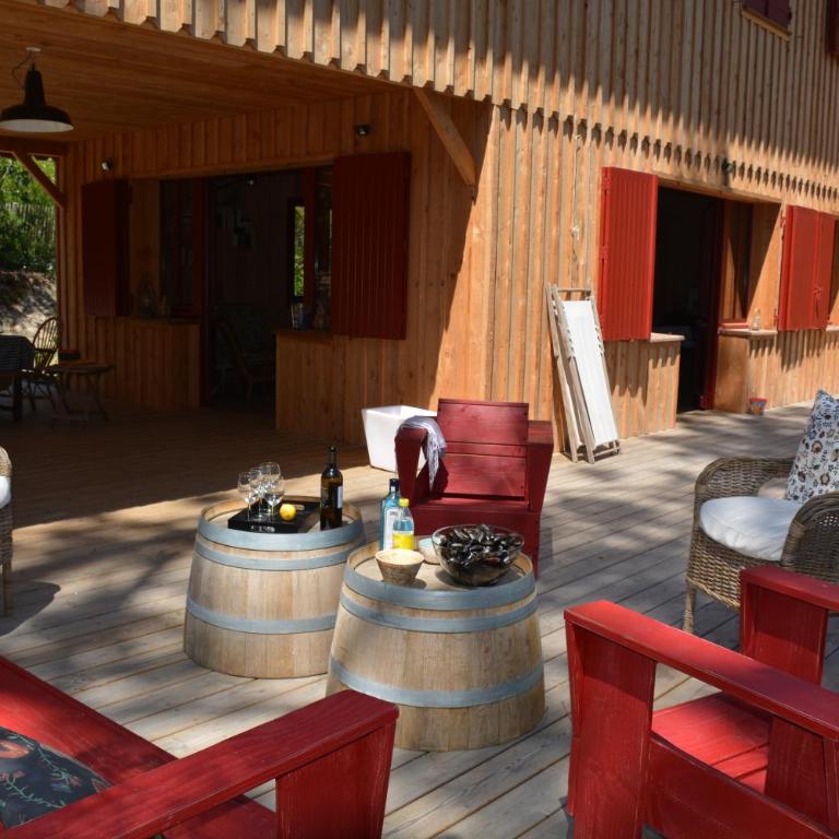 Maison bois 10 pers CapFerret Plage des Américains - Villa - 26