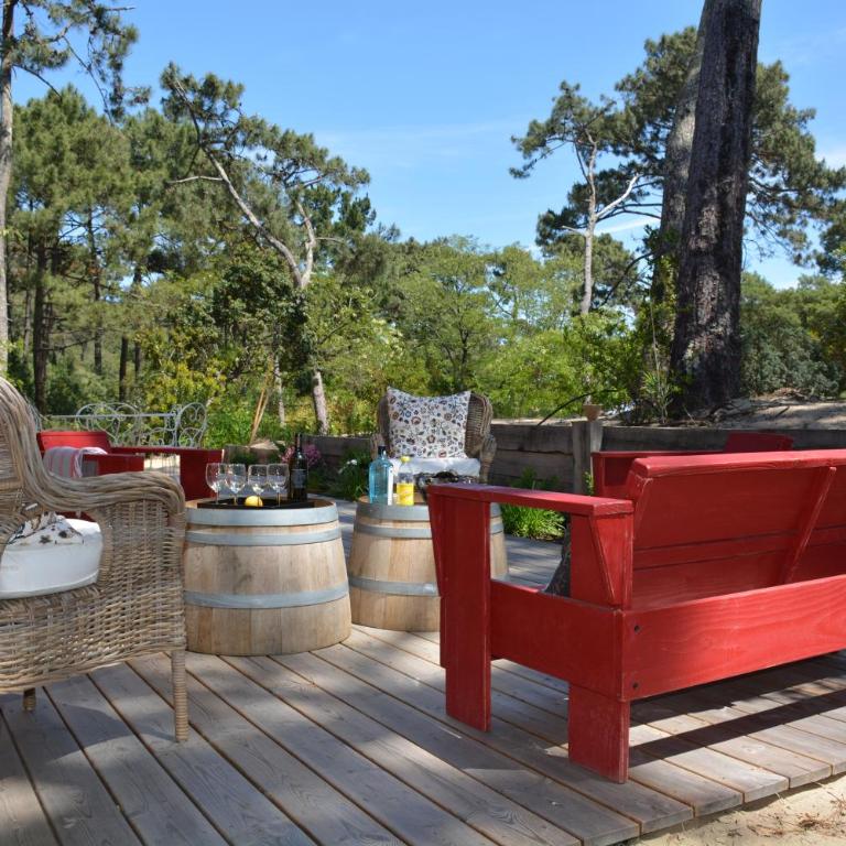 Maison bois 10 pers CapFerret Plage des Américains - Villa - 35