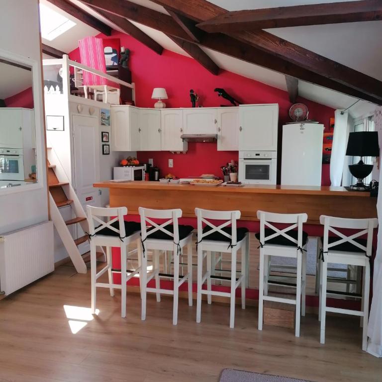 maison calme avec piscine palmiers 300m de la plage pornichet centre - Two-Bedroom House - 10