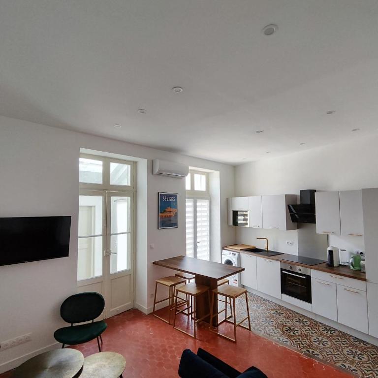Bright and modern Apartments & Loft with Air condition, in the heart of Beziers - Appartement 3 Chambres - 2
