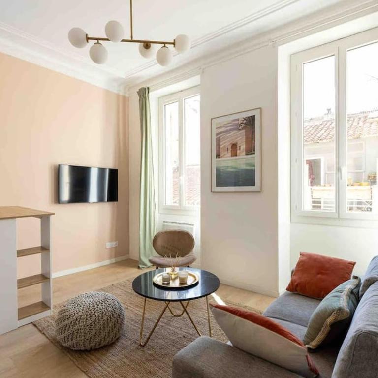 Appart cosy à 1’ du Cours Julien (Climatisé) - Apartment mit 2 Schlafzimmern - 5