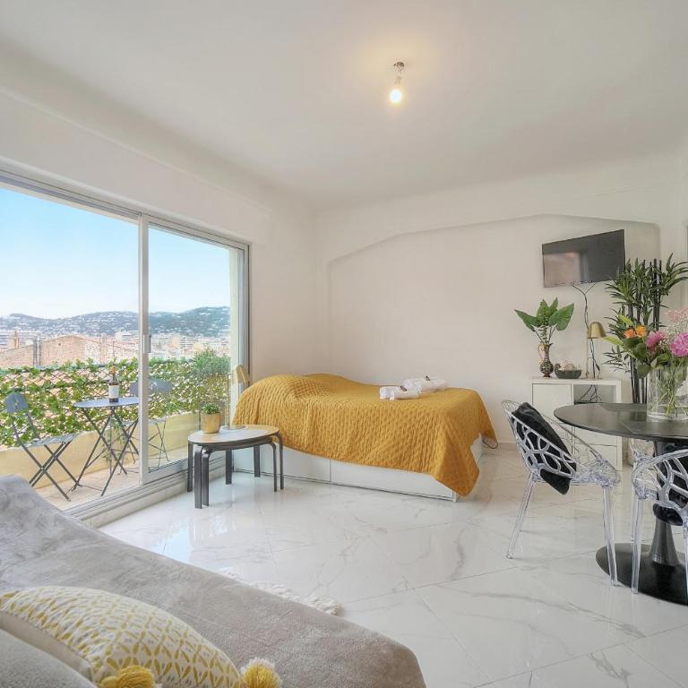 Lumineux Studio TERRASSE, Clémenceau-CANNES CENTRE A0B192 - Studio mit Balkon - 8