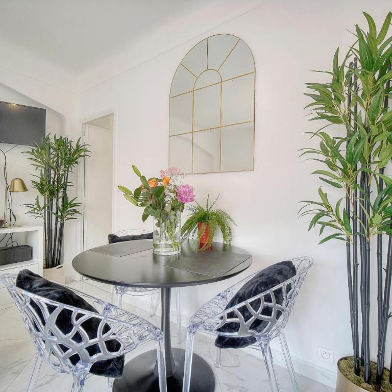 Lumineux Studio TERRASSE, Clémenceau-CANNES CENTRE A0B192 - Studio mit Balkon - 12