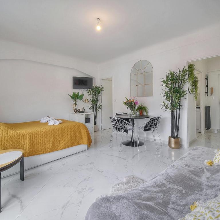 Lumineux Studio TERRASSE, Clémenceau-CANNES CENTRE A0B192 - Studio mit Balkon - 14
