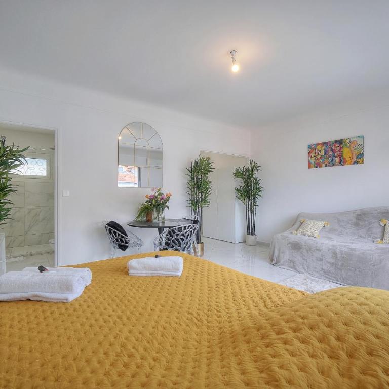 Lumineux Studio TERRASSE, Clémenceau-CANNES CENTRE A0B192 - Studio mit Balkon - 15