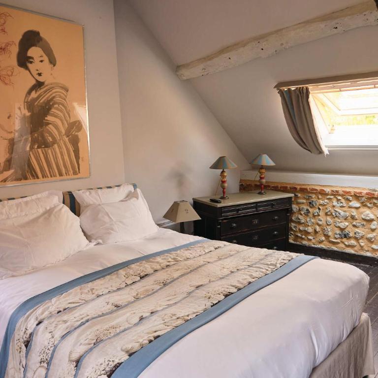 La Maison d'Aline - Honfleur - Maison d'Hôte De Charme A La Normande - Chambre Double - Vue sur Jardin - 24