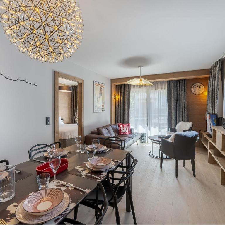 Appartement à Rochebrune avec Piscine, Sauna et Proximité Centre Megève - FR-1-569-29 - Appartement (5 Adultes) - 8