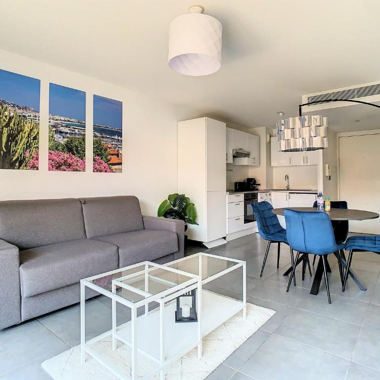2p Cannes centre-ville Terrasse - Appartement 1 Chambre - 3