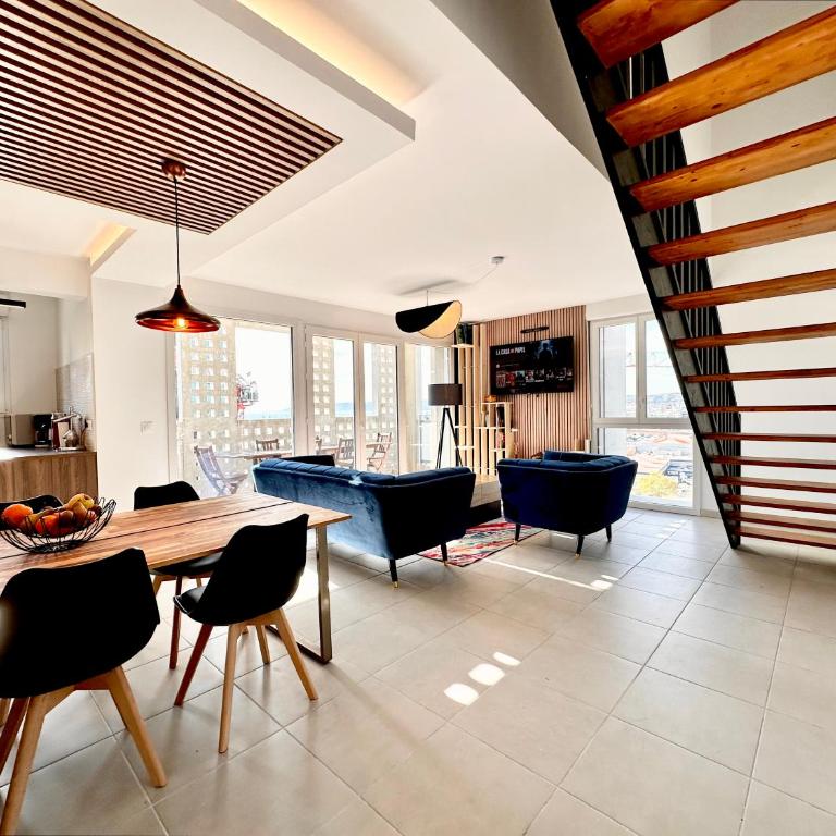 Duplex - Vue Mer exceptionnelle - Quartier Euromed-avec Box - Appartement - Vue sur Mer - 1