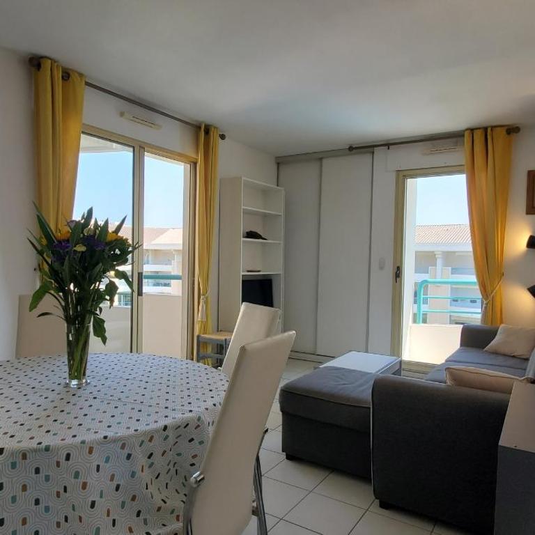 OPEN, T2 42m2, 4 personnes, clim, balcon, piscine - Appartamento con Vista Piscina - 1