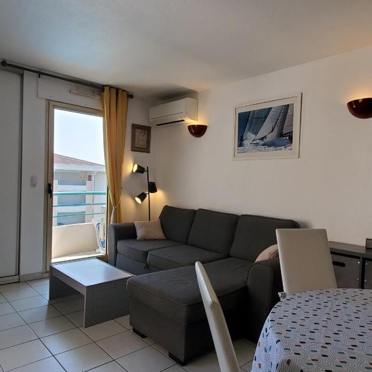 OPEN, T2 42m2, 4 personnes, clim, balcon, piscine - Appartamento con Vista Piscina - 13