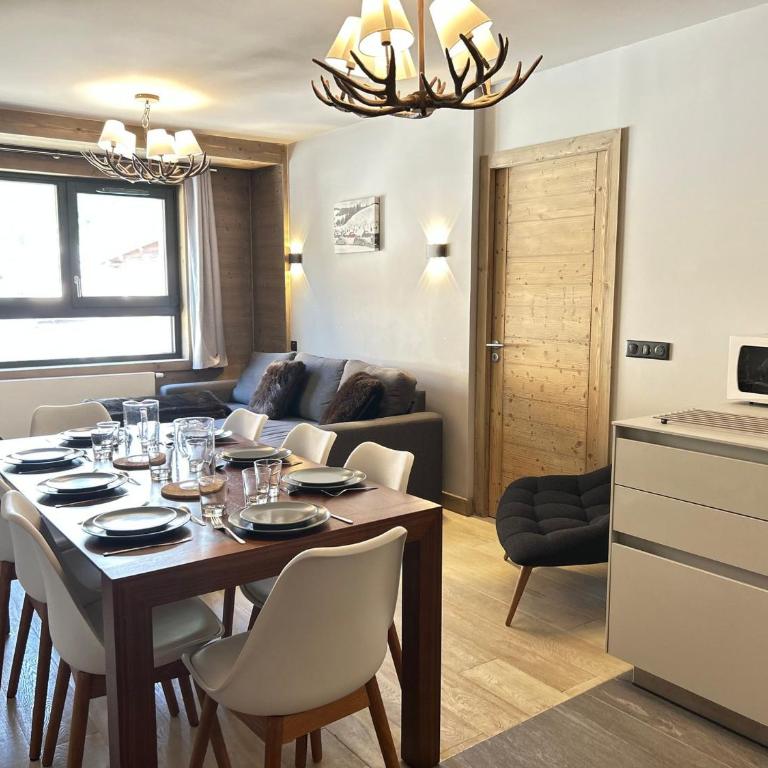 Appartement Haut Standing au Centre des Gets, Pied des Pistes, 6/8 Couchages, Terrasse, Services Inclus - FR-1-623-89 - Appartamento (8 Adulti) - 17