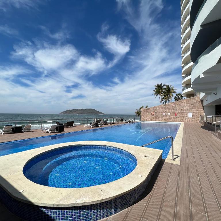 Departamento en Tramonto Resort con vista al mar - One-Bedroom Apartment - 12