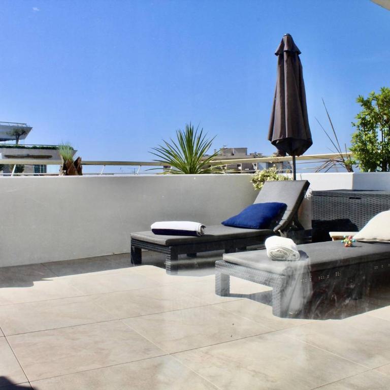 Superbe appartement climatisé avec terrasse et jardin à Villeneuve Loubet Plage - FR-1-252A-106 - Appartement - 22