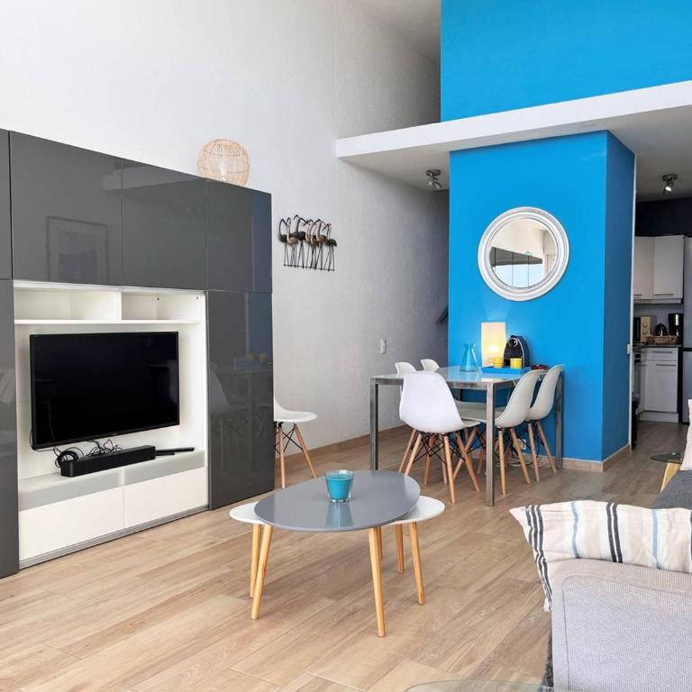 Appartement climatisé 3 pièces, 6 couchages - Face à la plage - Le Lavandou - FR-1-251-510 - Apartamento - 5