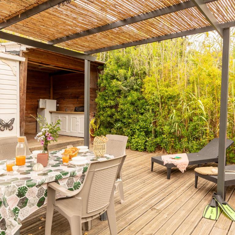 L'Eucalyptus, mobil-home avec extérieur spacieux à quelques mètres de la mer - Bungalow mit 2 Schlafzimmern - 13