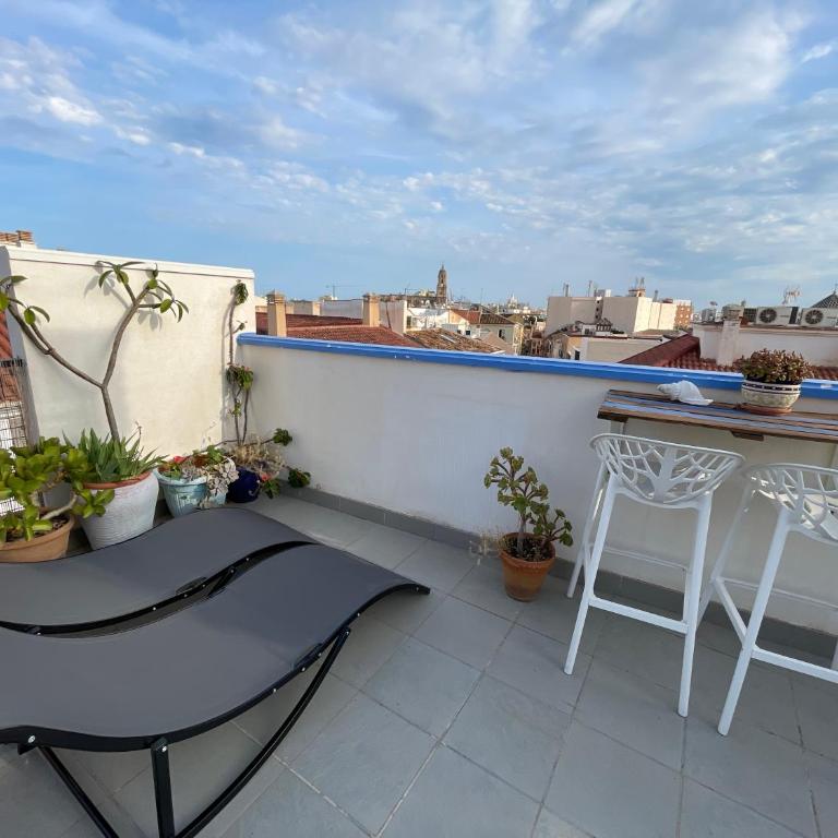 Charming home with private terrace,heart of Málaga - One-Bedroom Apartment - 4