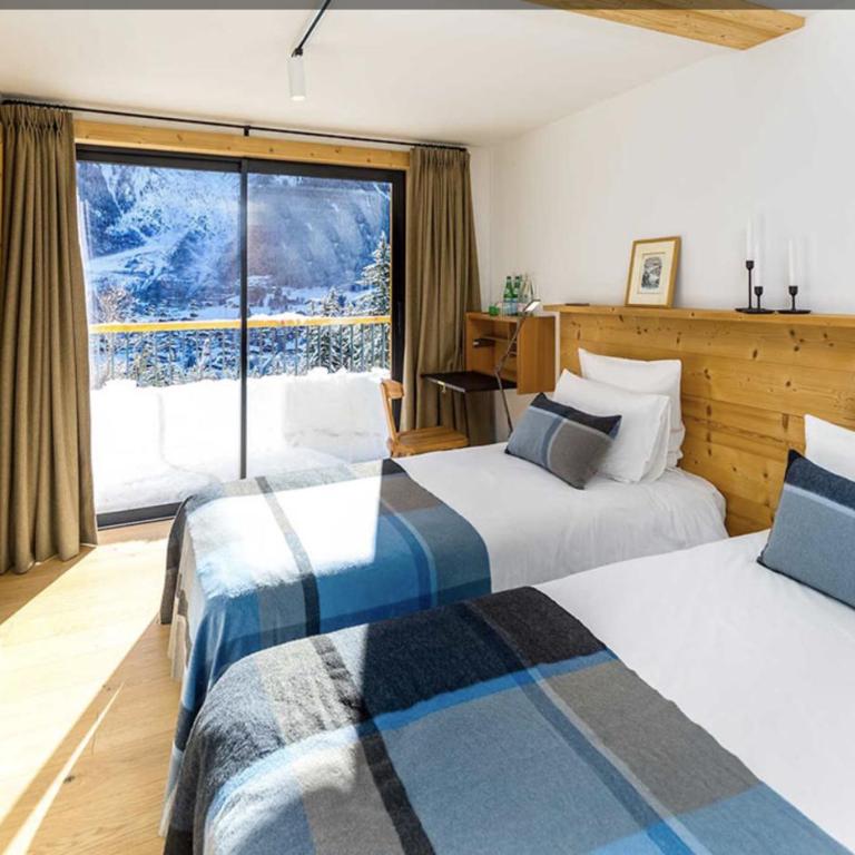 Le Chalet Mont Blanc - Chambre Double Deluxe avec Douche - 3