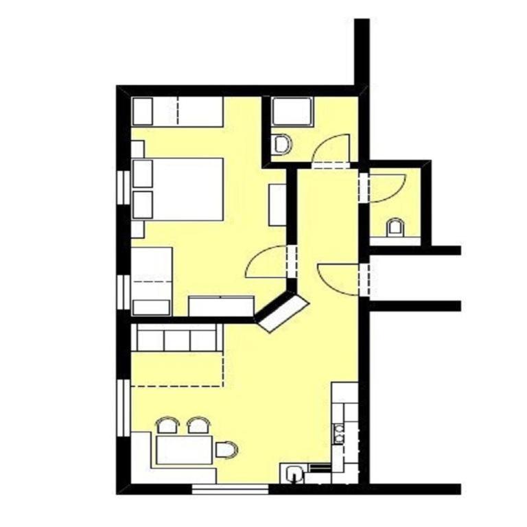 Landhaus Dajana - Apartment mit 1 Schlafzimmer und Dusche - 1