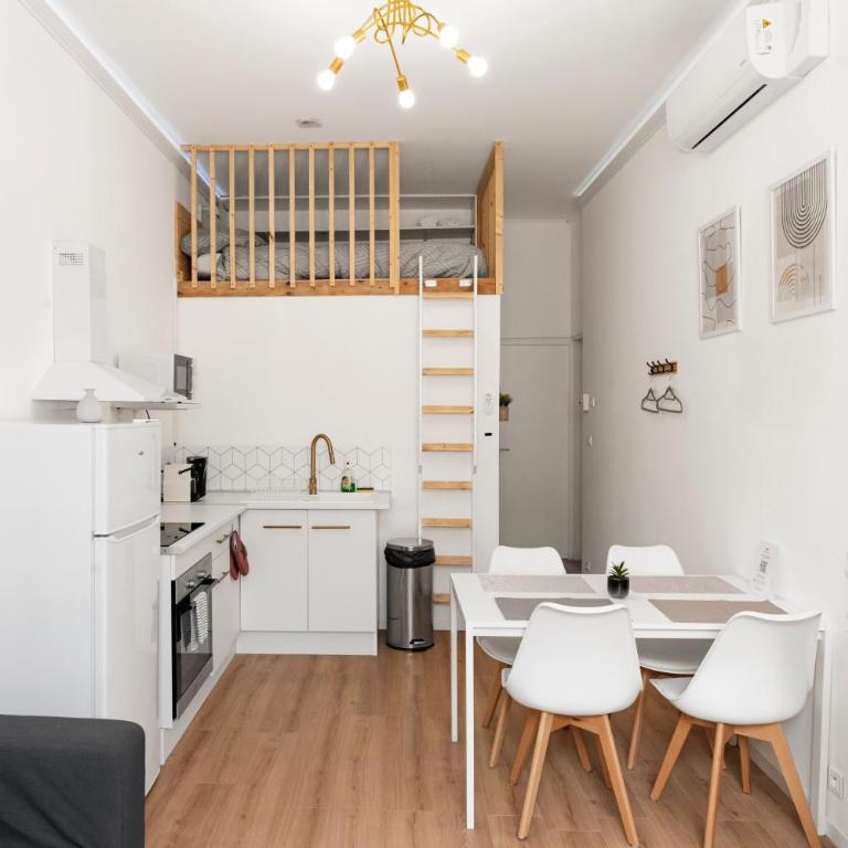 Appartement Bohème Chic - Cosy & Climatisé - Entre Gare & Cité - Apartment mit 1 Schlafzimmer - 19