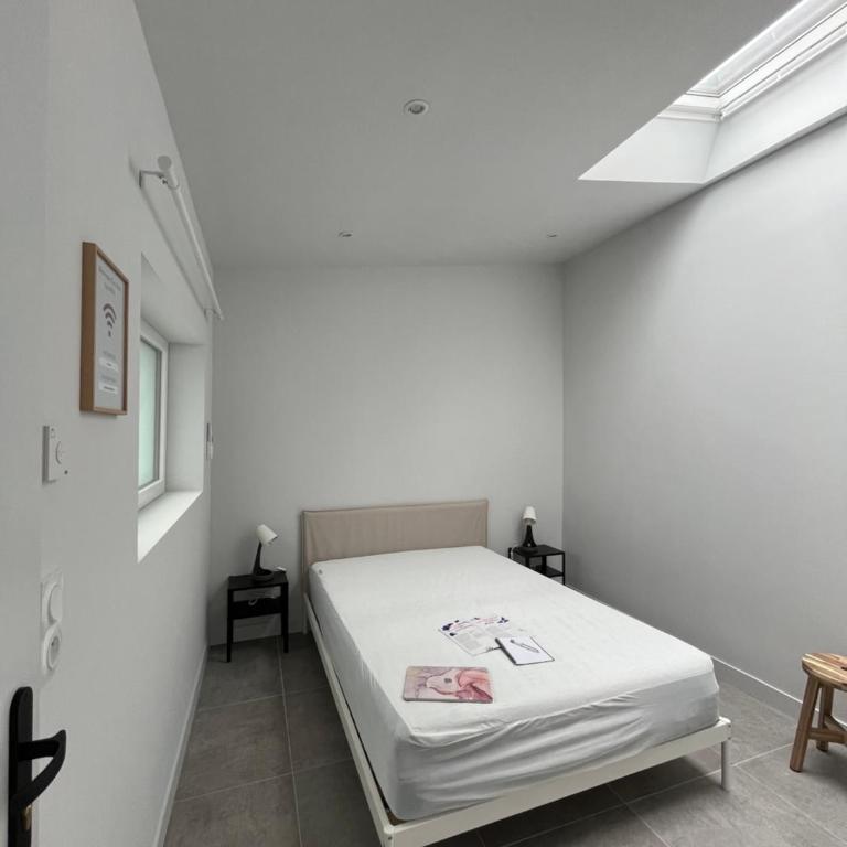 Chez Oma I 1 appartement indépendant OPI I 3 chambres privatives avec salle d eau et salon commun cuisine commune WC commun patio commun - Chambre Double Économique - 1