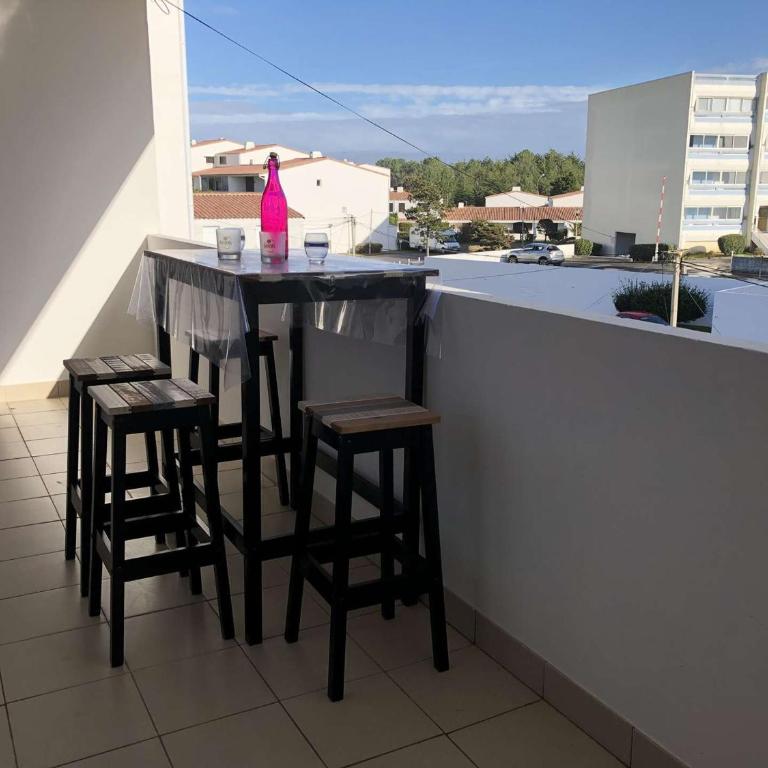 Charmant T2 rénové, 4 couchages, parking privé, 200m plage, balcon, meublé tourisme 2 étoiles - FR-1-224C-179 - Apartment (4 Erwachsene) - 15