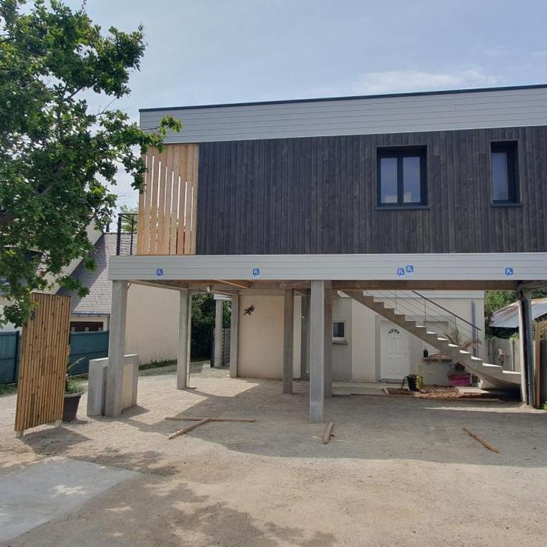 Résidence Salamandre - Maison Bois Cosy Calme avec parking pour 4 à 10 pers idéal couples et familles à 500m de la plage à Saint-Marc-sur-mer - Maison 1 Chambre - 3