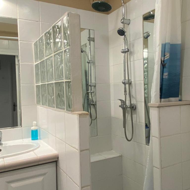 Azur, studio classé, climatisé, wifi, ascenseur, à 75 m de la plage - Monolocale - 13