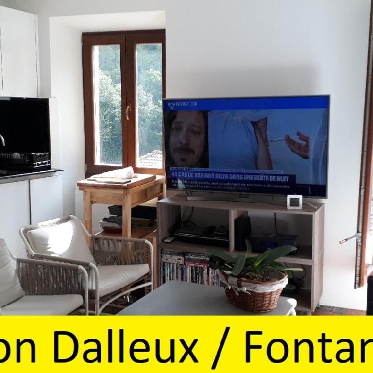 Appartement 2 pièces a Fontan - Vallée de la Roya à 2 pas du Mercantour - Location à la semaine - Arrivée et Départ le samedi ou le dimanche seulement - Appartamento con 1 Camera da Letto - 5