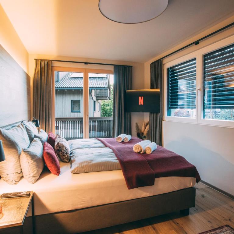 Boutique ChaletS Alpi mit Sauna & Kino - Haus mit 5 Schlafzimmern, Sauna und Kinoraum (rot) - 56