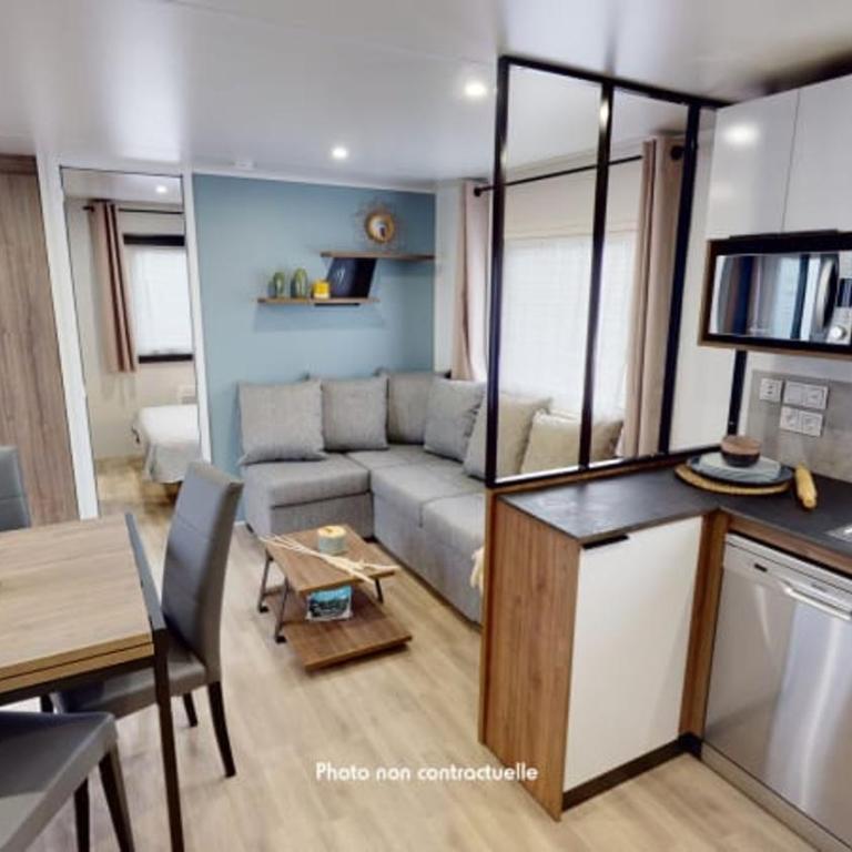 Camping Officiel Siblu le Montourey - Mobile Home 3 Chambres 8 Personnes « Bien-Être Signature » Avec Climatisation - 6